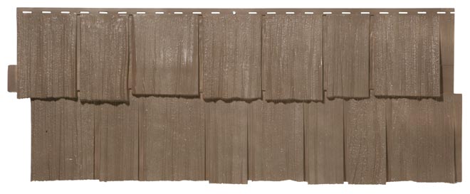 Produktbild von Fassade bekleiden mit Novik Rustikalschindeln