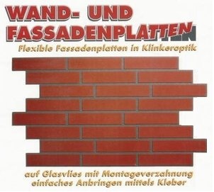 Produktbild von Fassade bekleiden mit Ruber Easystone Klinkerplatten