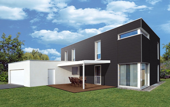 Produktbild von Fassade bekleiden mit Werzalit WPC Paneele